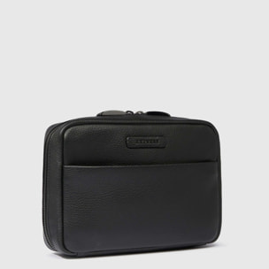 Piquadro Pochette porta cavi da viaggio in pelle