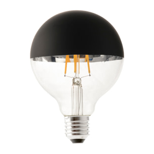 Lampadina G95 decorativa nero E27 4W 2700K DIMMABILE