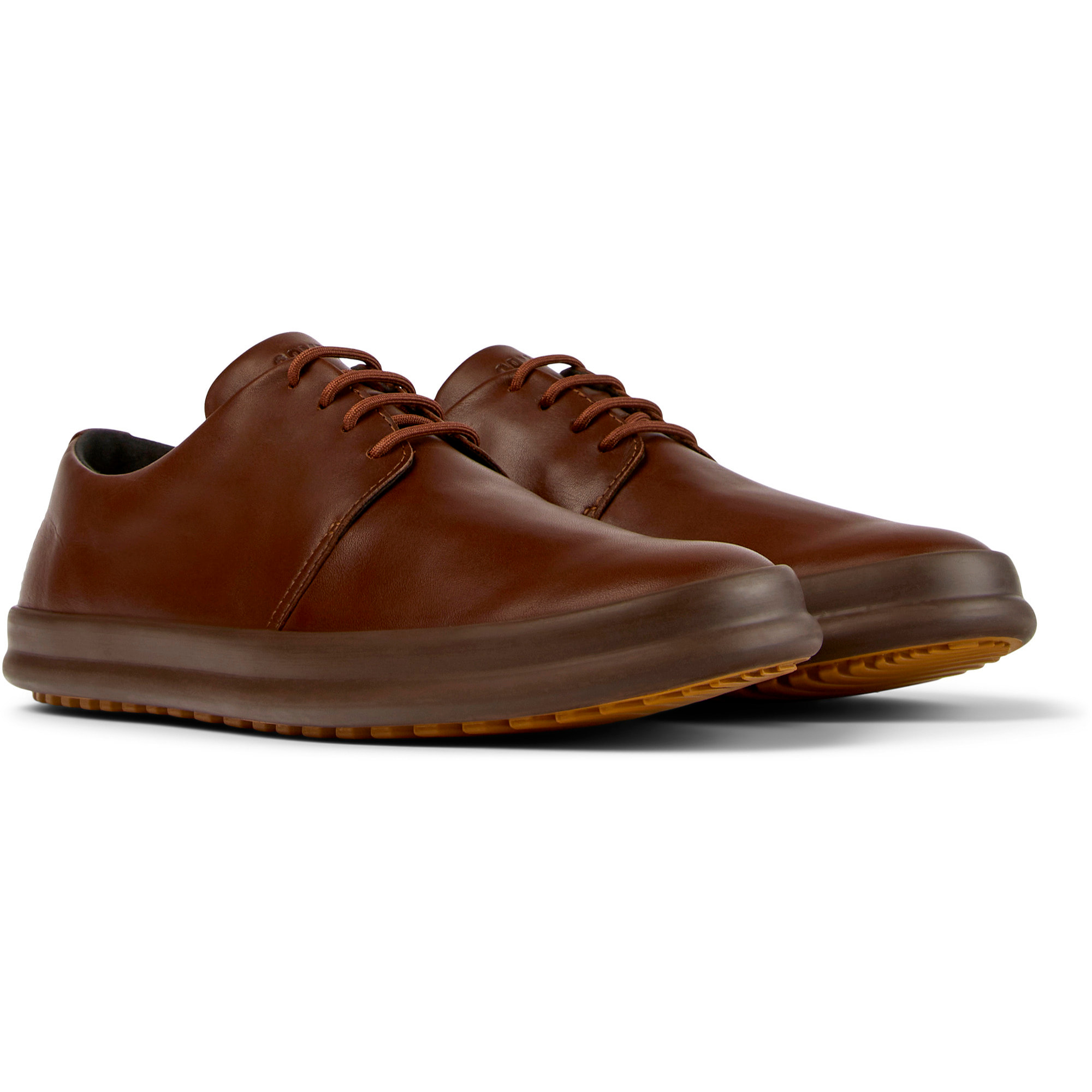 Zapatillas - CAMPER Chasis - Marron - Cuero liso