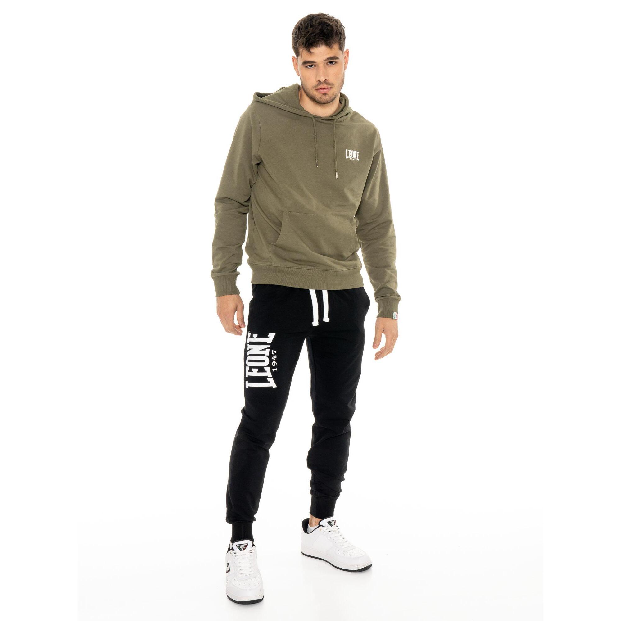 Pantalón de chándal de hombre con gran logo Leone Basic