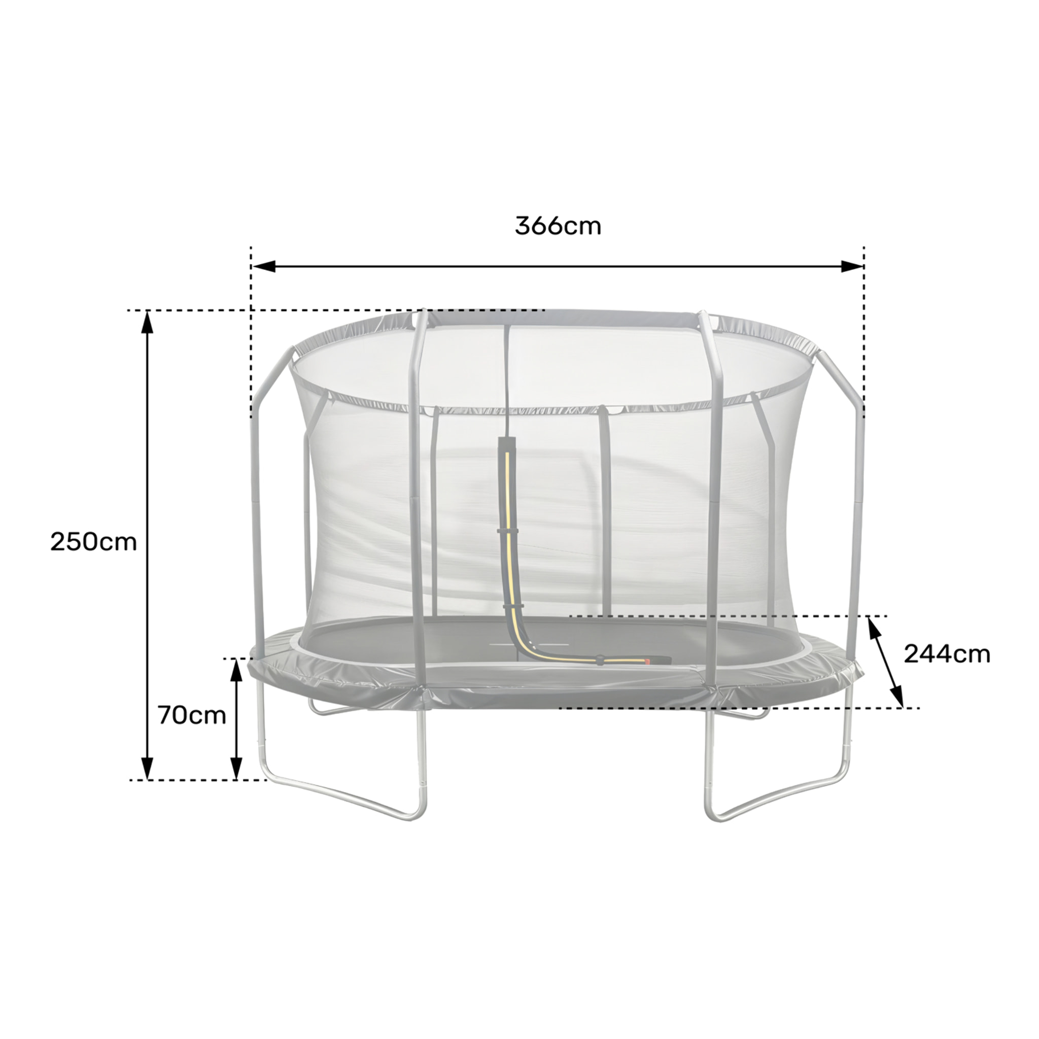 Trampoline ovale SYDNEY -