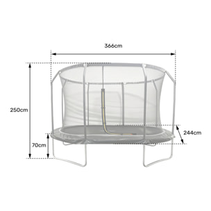Trampoline ovale SYDNEY -