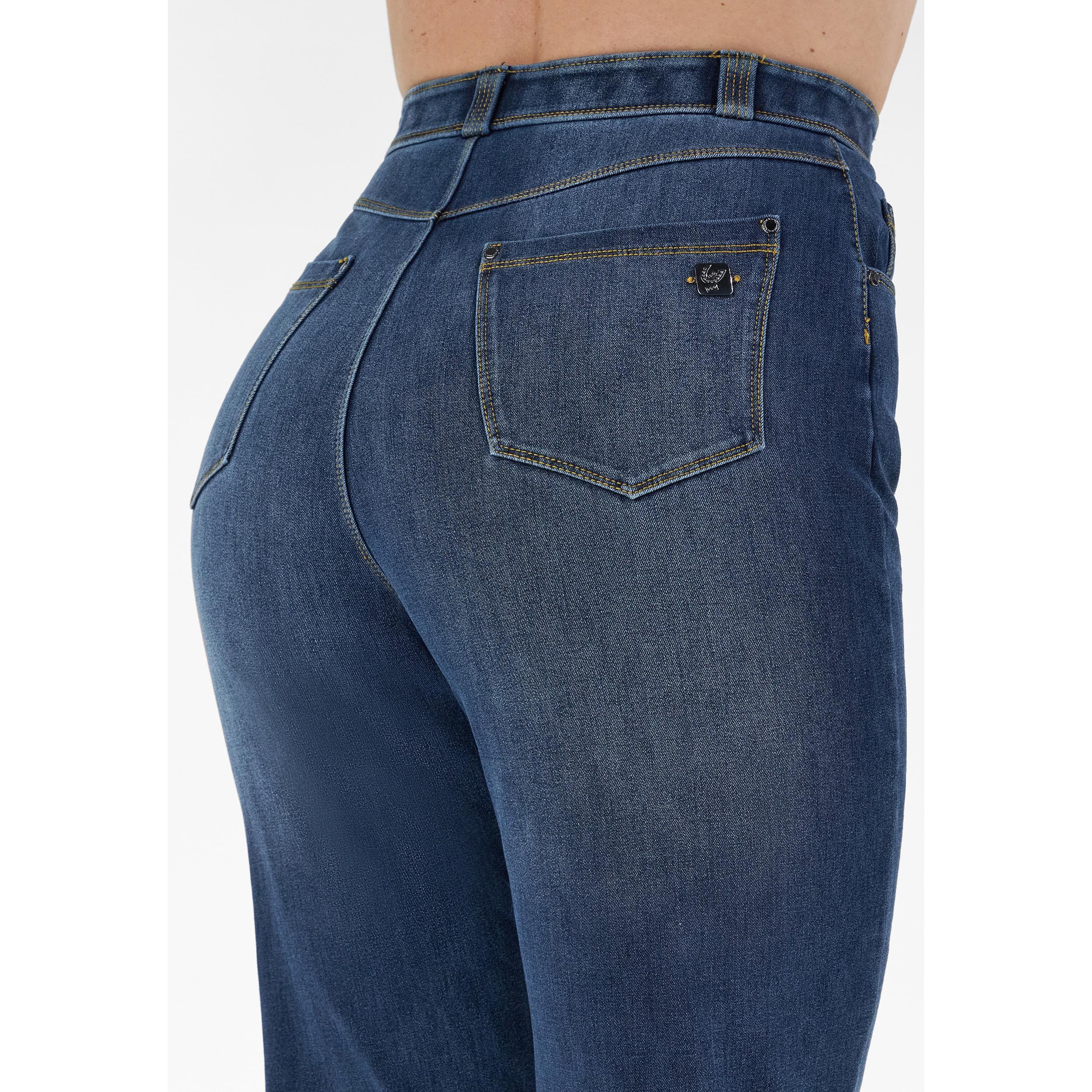 Jeans FREDDY BLACK con taglio a carota e vita super alta