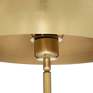 Lampe "Lilio" doré H46cm