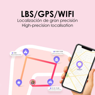 Smartwatch 4G GPS y Wifi LT21 para niños. Videollamadas, localizador y comunicación de 3 vías.