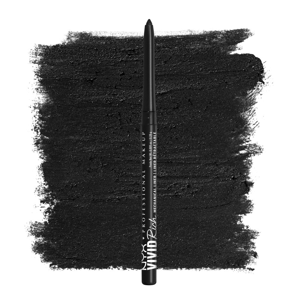 NYX Professional Makeup Crayon Eyeliner Rétractable Vivid Rich Mechanical Always Onyx