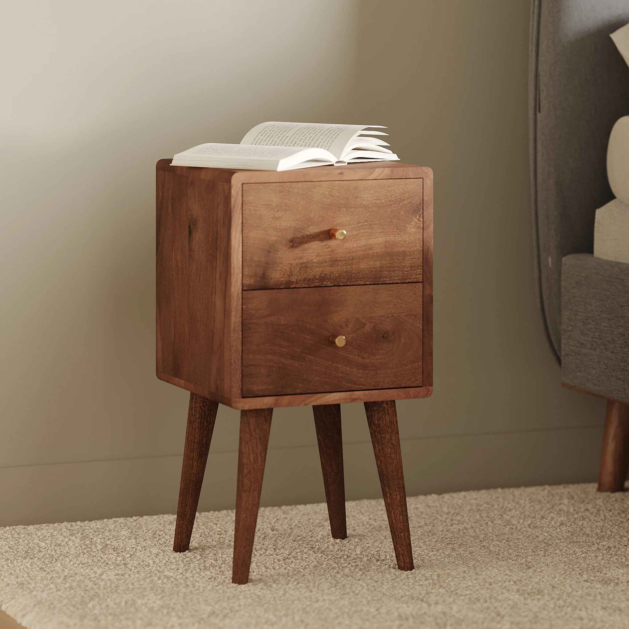 Table de chevet en bois de manguier - Oréa