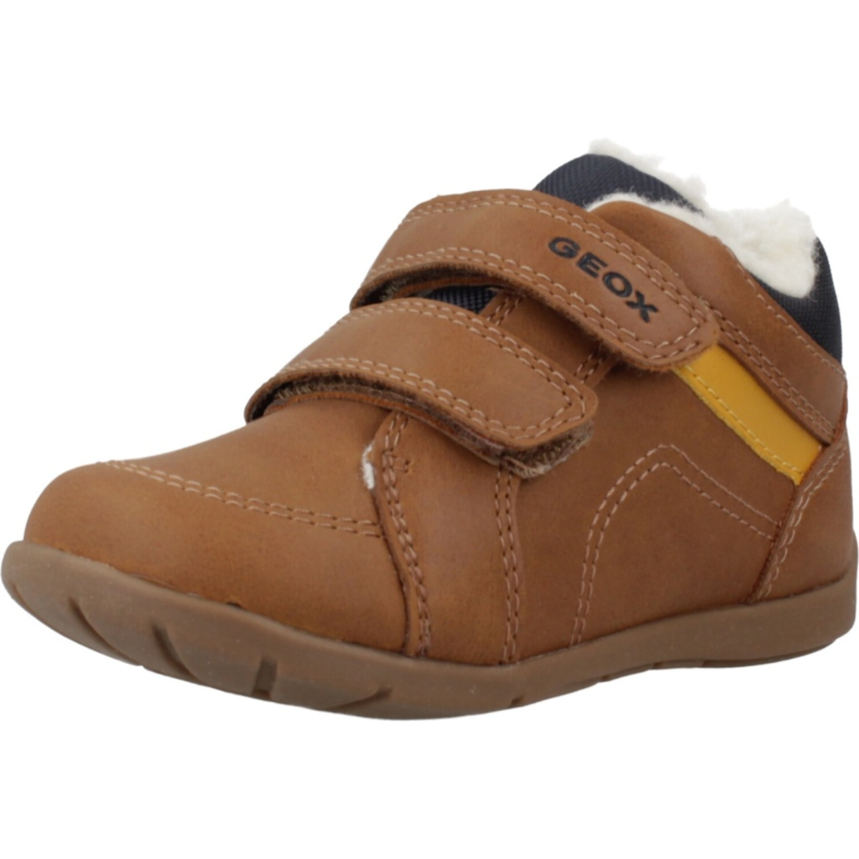 Zapatillas Niño de la marca GEOX  modelo B ELTHAN BOY MARRON
