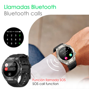 Smartwatch JA01. Monitor dell'acido urico e dei lipidi, monitoraggio della glicemia, elettrocardiogramma ECG, composizione corporea.