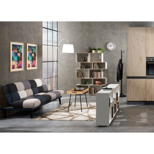 Tableau décoratif Tomasucci GEOMETRICAL COLOURS, en MDF et PVC, marron, 57 × 2,5 × 77 cm