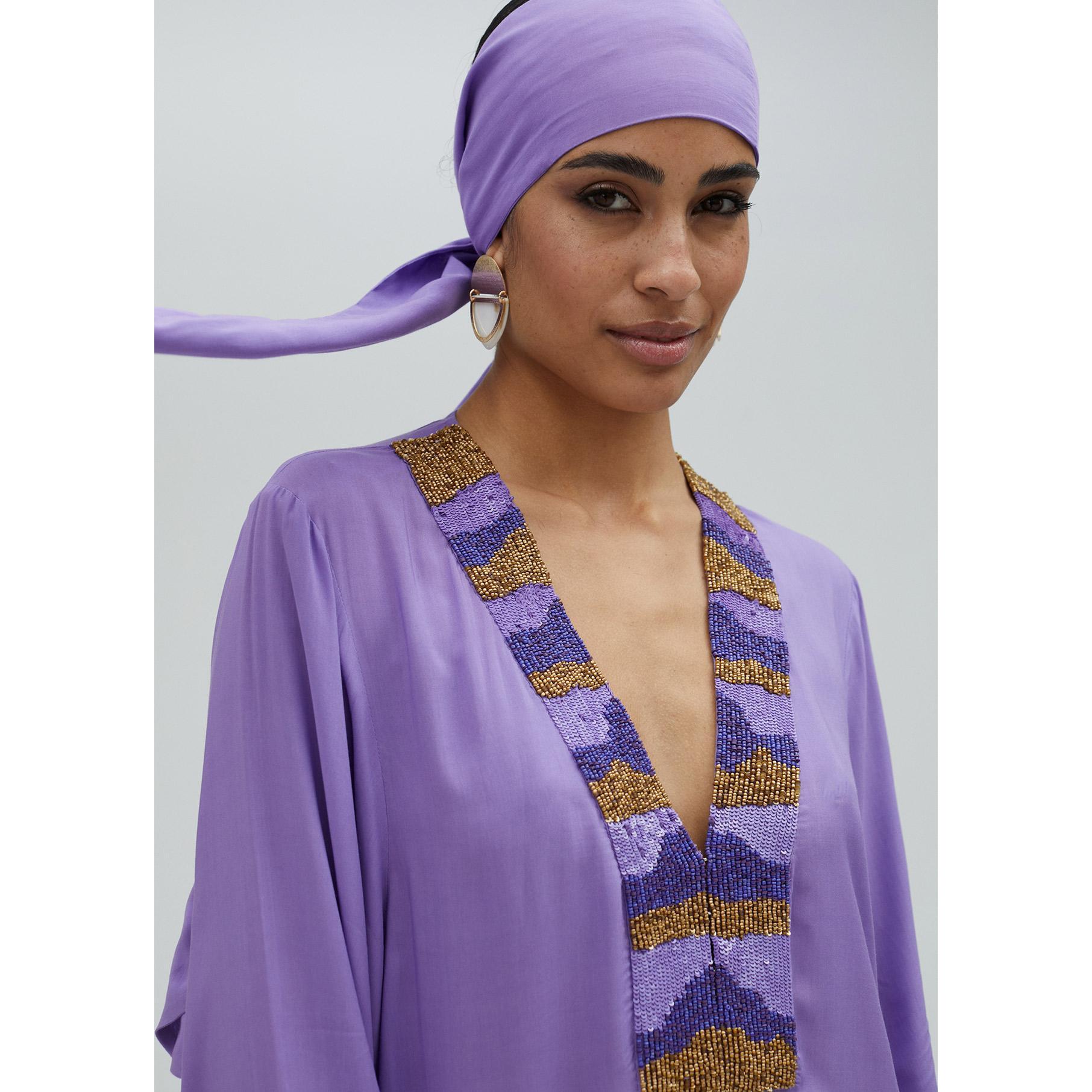 Vestito corto con strass