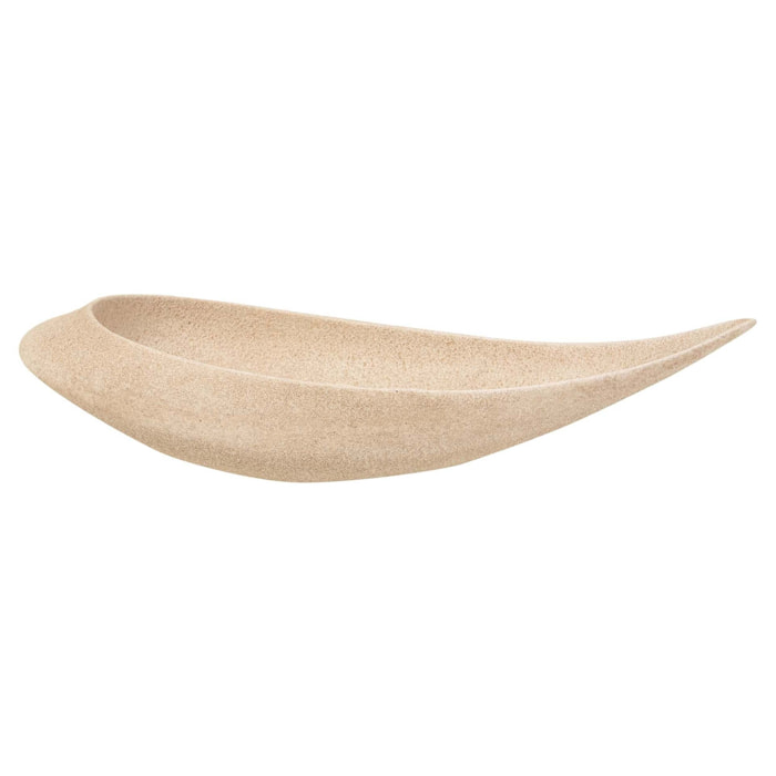 Centro De Mesa Ceramica Marron 63x52x12 Cm
