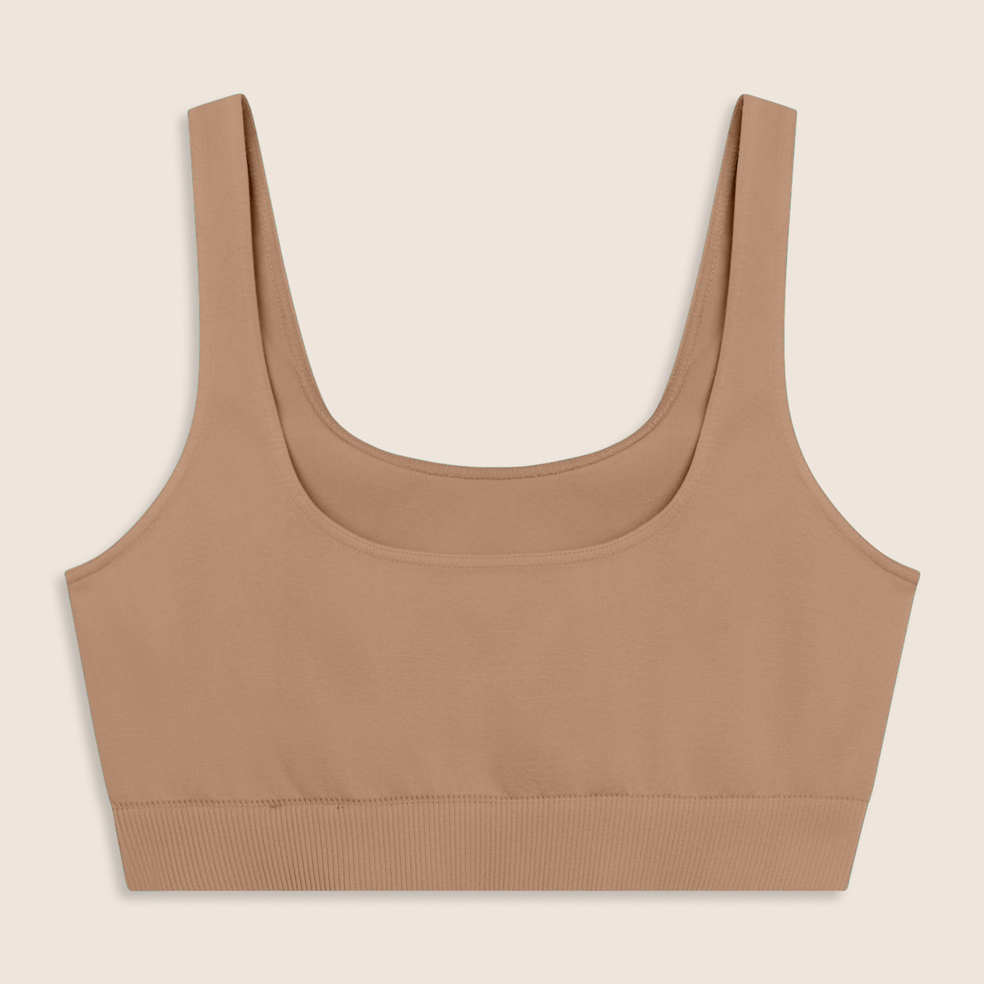 Top Sportivo Seamless con Fascia Sottoseno in costina