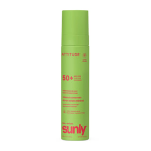Mineral sunscreen Spray Face & Body Kids SPF 50 watermelon coco Attitude Sunly 75 ml
