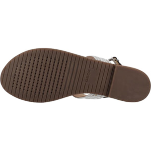 Sandalias Mujer de la marca GEOX  modelo D SOZY PLUS PLATA