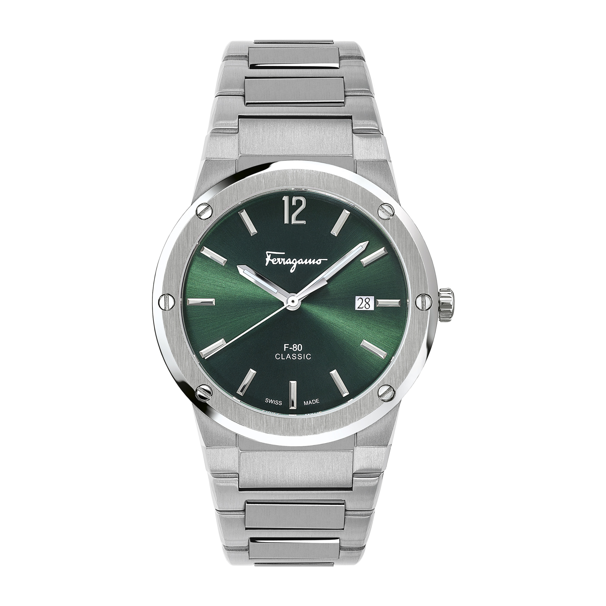 Ferragamo Reloj Analógico De Cuarzo F-80 Classic