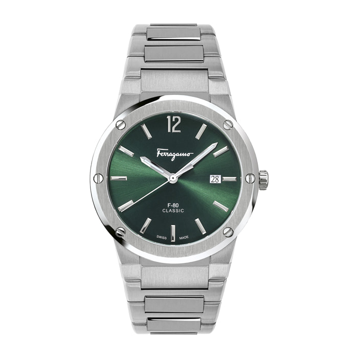 Ferragamo Reloj Analógico De Cuarzo F-80 Classic