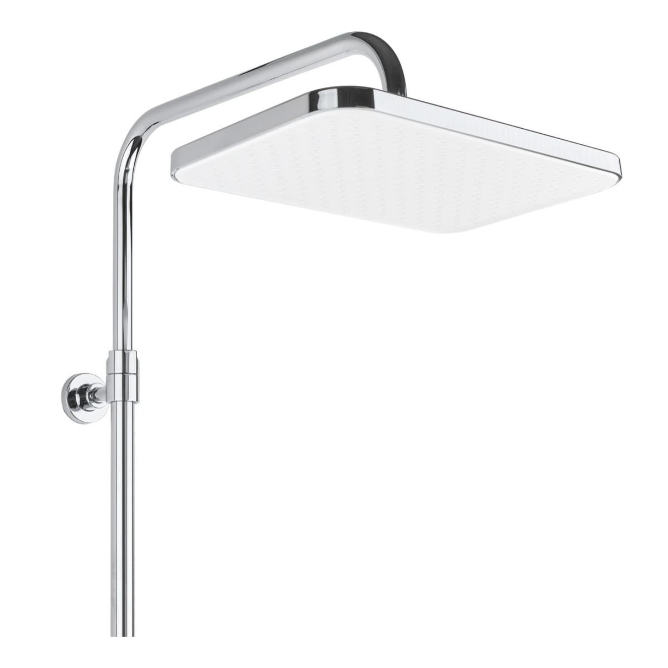 Ensemble de douche mural 3 jets avec mitigeur thermostatique, chrome (SATSSTZ)
