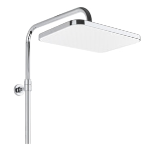 Ensemble de douche mural 3 jets avec mitigeur thermostatique, chrome (SATSSTZ)