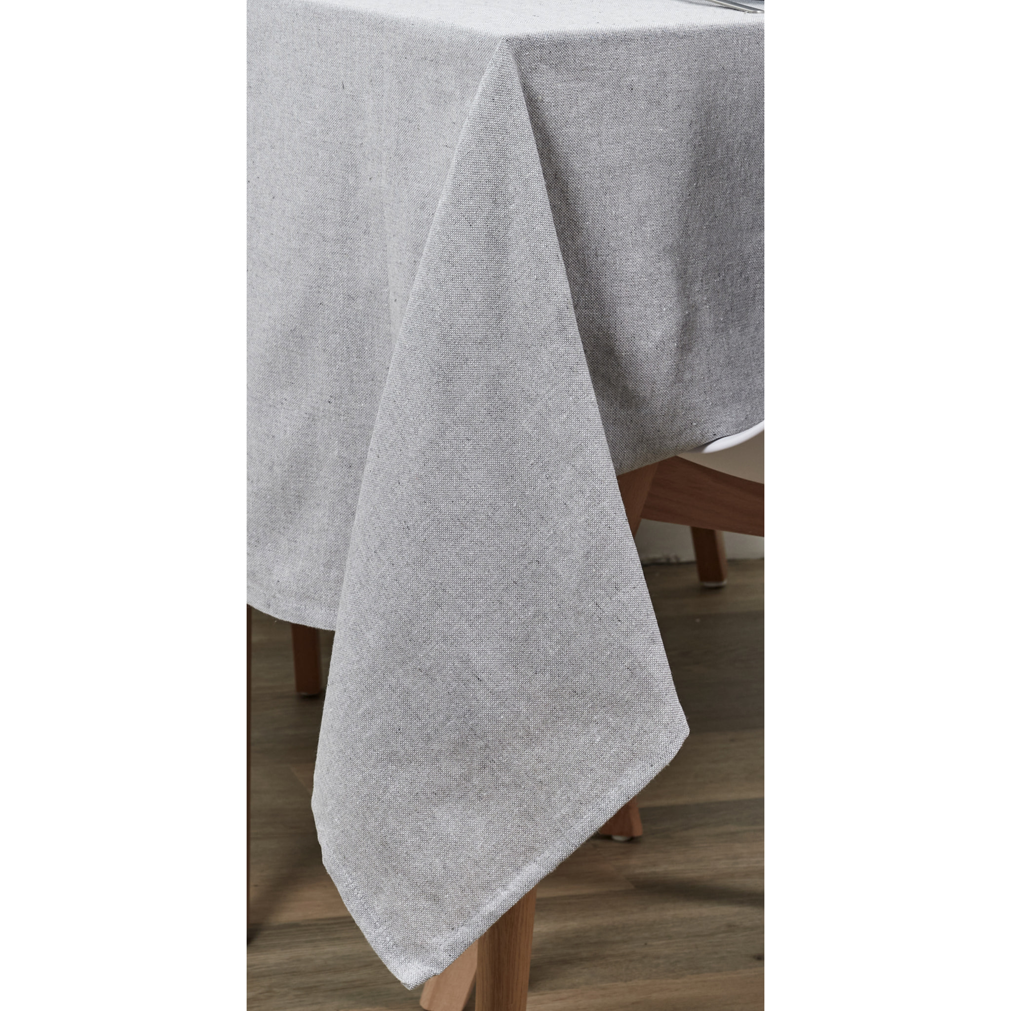 Nappe Coton Gris 140x250cm