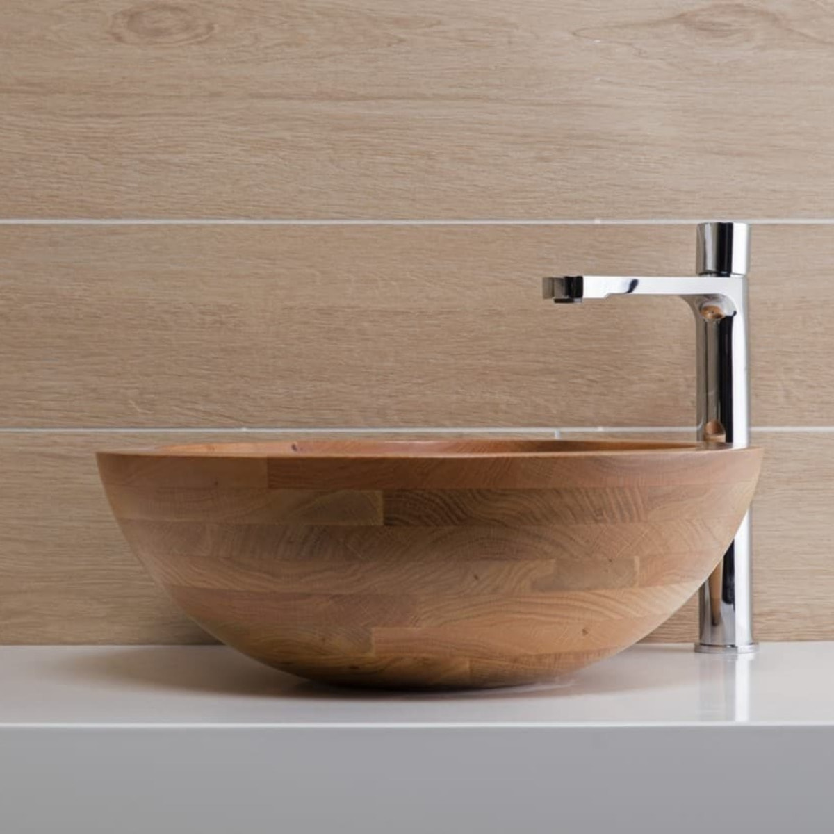 Mitigeur de lavabo XL Fusion avec levier de vidange en verre blanc (SATBSFU285BS)