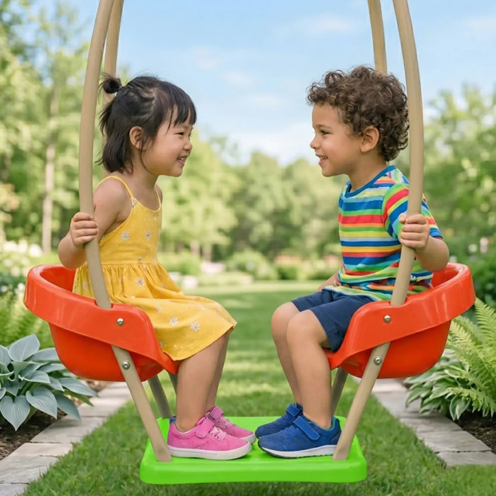 Nacelle cocoon pour portiques de 2,50 m poutre bois Ø 100 mm