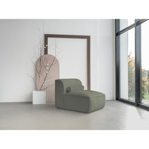 Felix - module d'assise en tissu texturé - Vert