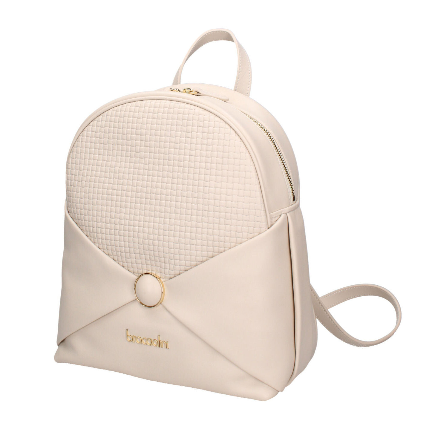 Zaino da donna In Vera pelle Made in Italy 28,5x30x13,5 cm