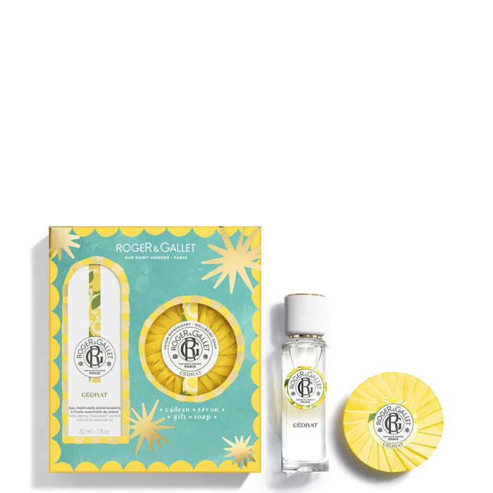 Cédrat - Coffret Eau Parfumée Bienfaisante 30ml + Savon 100g