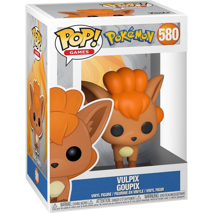 Pokemon Funko Pop! Games Vinile Figura Vulpix 9 Cm