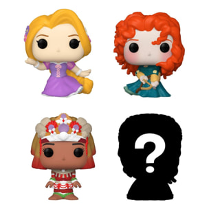 Disney Princesses Bitty Pop! Vinile Figura 4-pack Rapunzel 2,5 Cm Funko