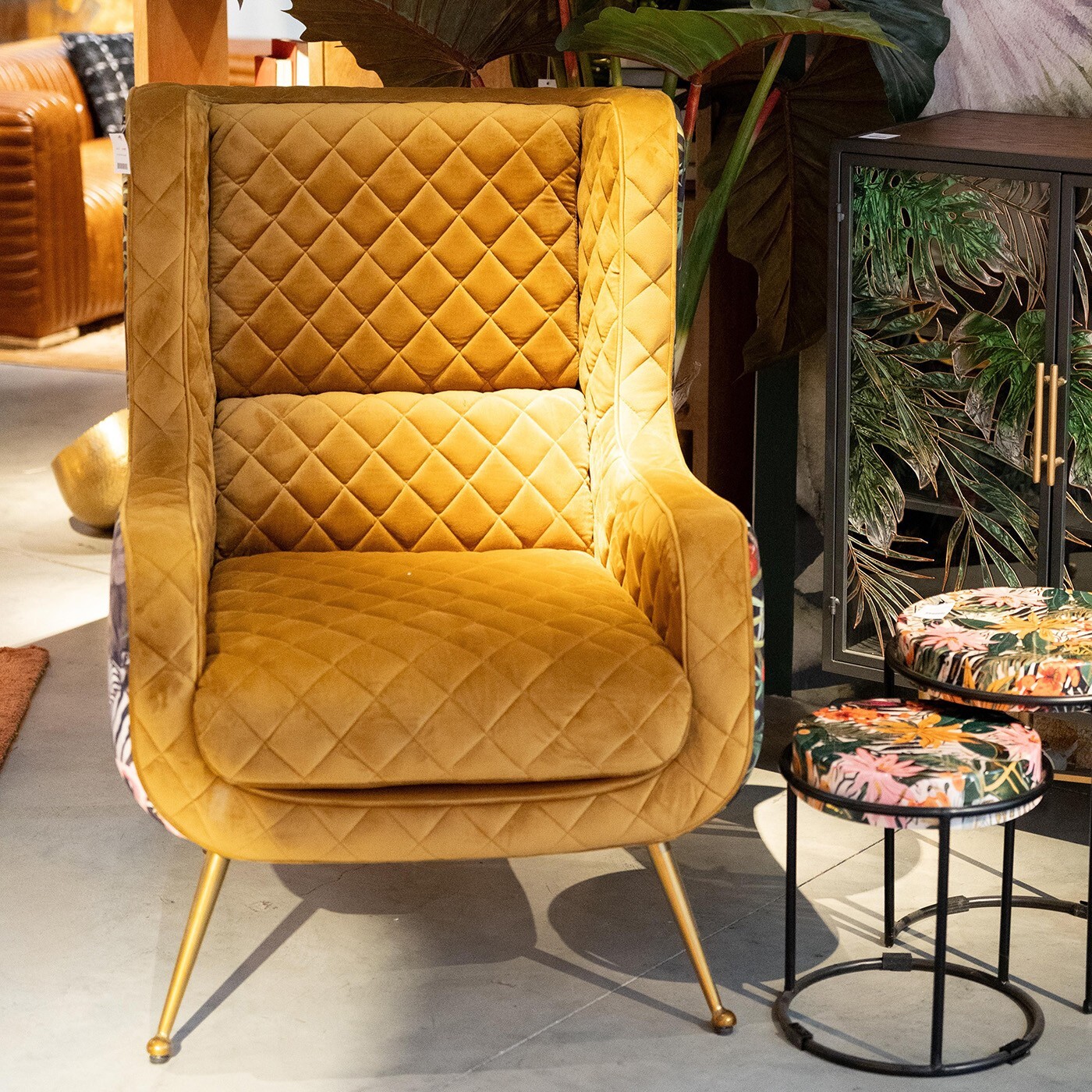 Fauteuil Nona tropical Kare Design