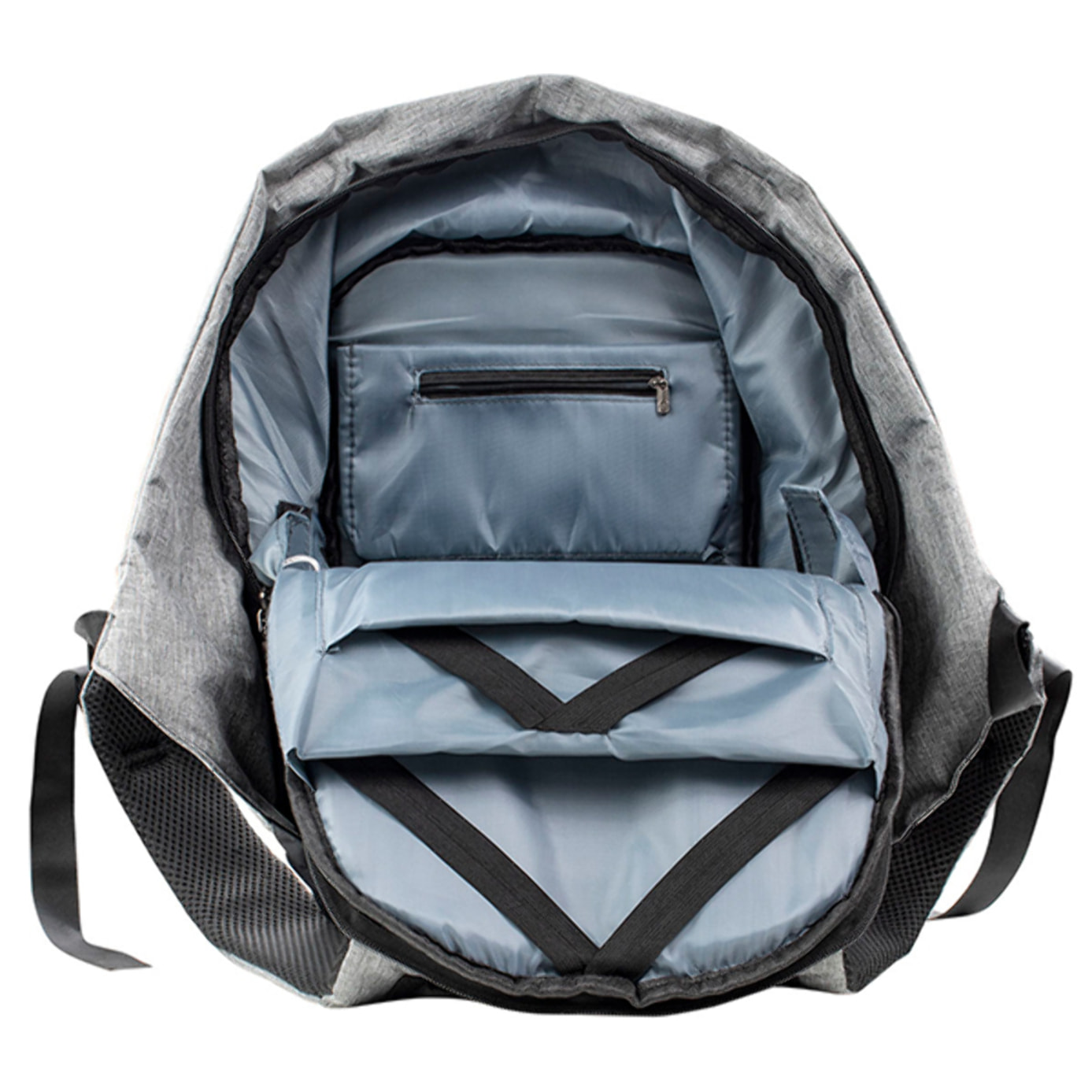 mochila antirrobo gris jean claude olivier