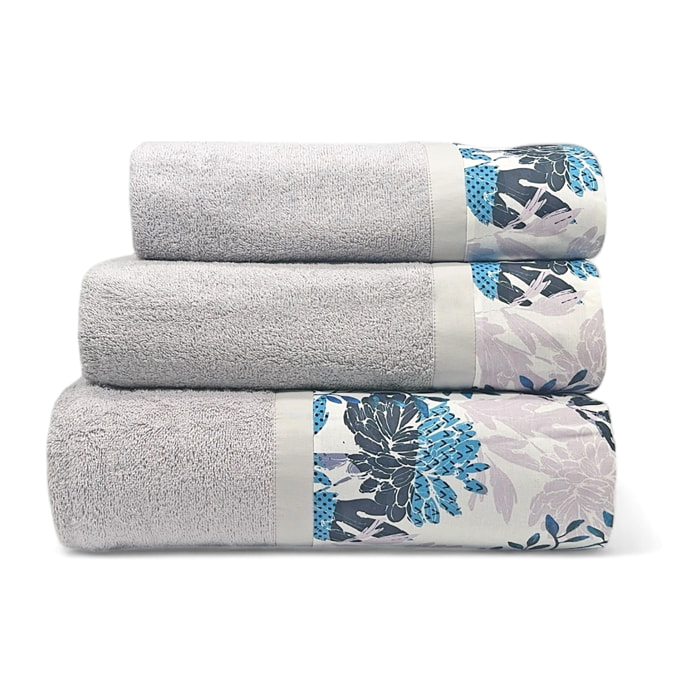 Set Spugna MORA 3 Pezzi: Viso+Ospite+Telo Bagno