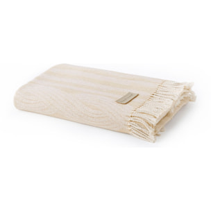 PLAID FONTAINE beige 130x170 cm