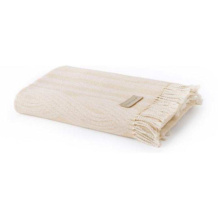 PLAID FONTAINE beige 130x170 cm