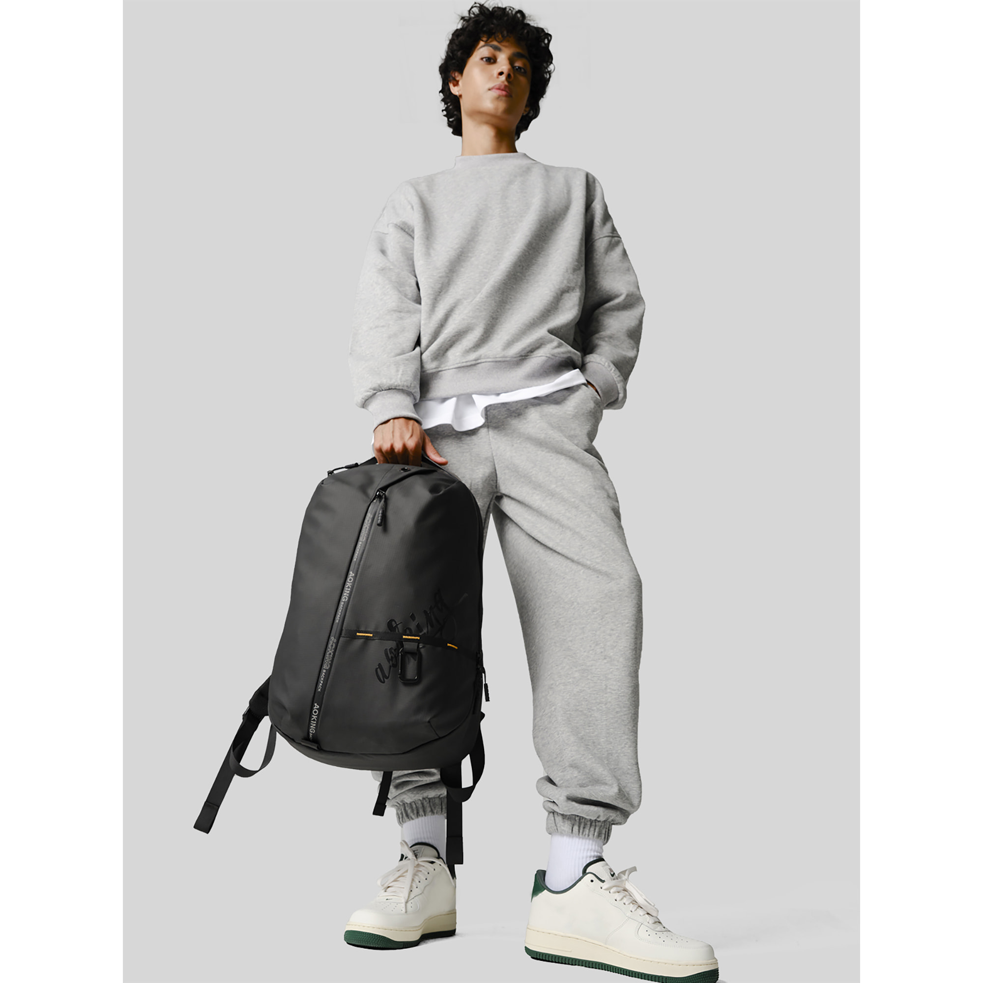 Zaino  da uomo Textile Polyester 30.5x47x14 cm