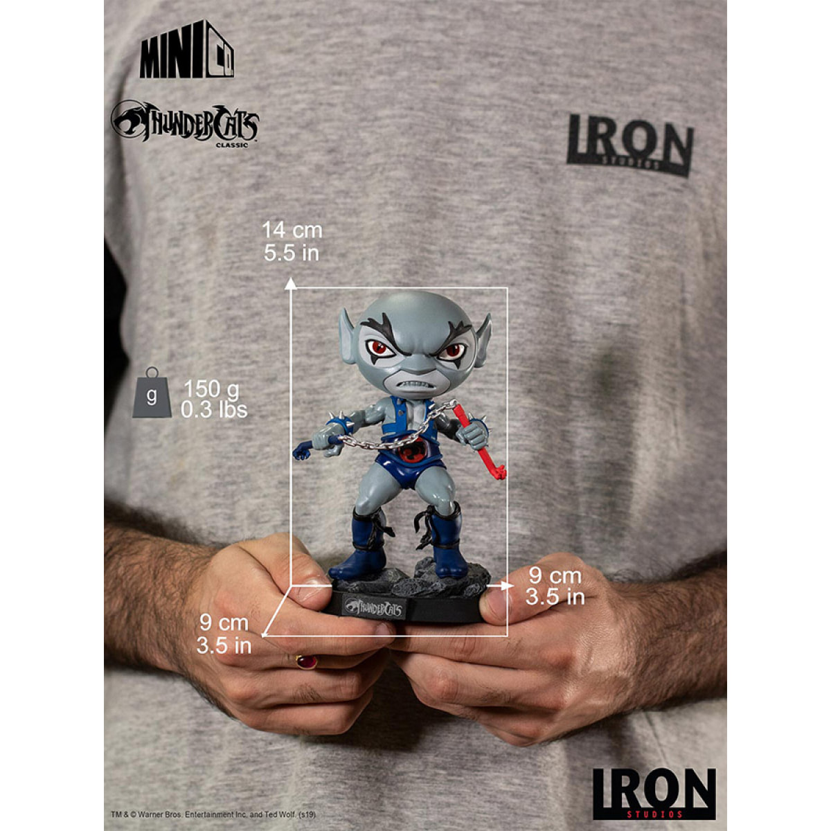 IRON STUDIO THUNDERCATS PANTHRO MINICO FIGURA