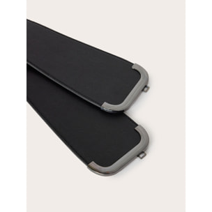 Motivi - Cinturón elástico con hebilla cuadrada metálica - Negro