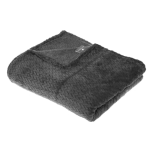 Plaid "Tresse" flanelle 125x150cm