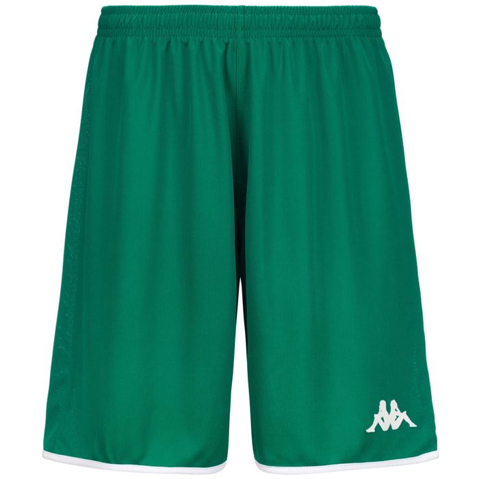 Kappa - Pantaloni Corti Uomo Verde - Kappa4Basket Dumpo