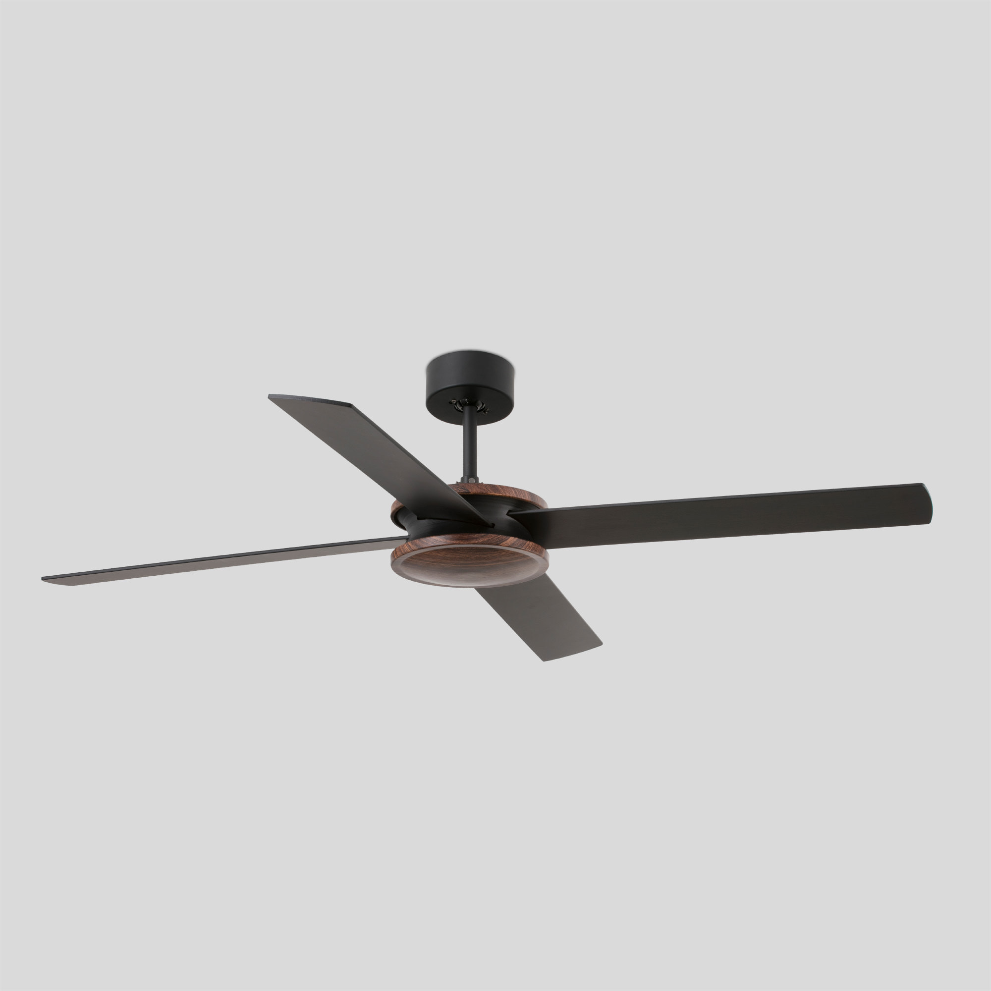 POLEA L Ventilador de techo marrón/nogal