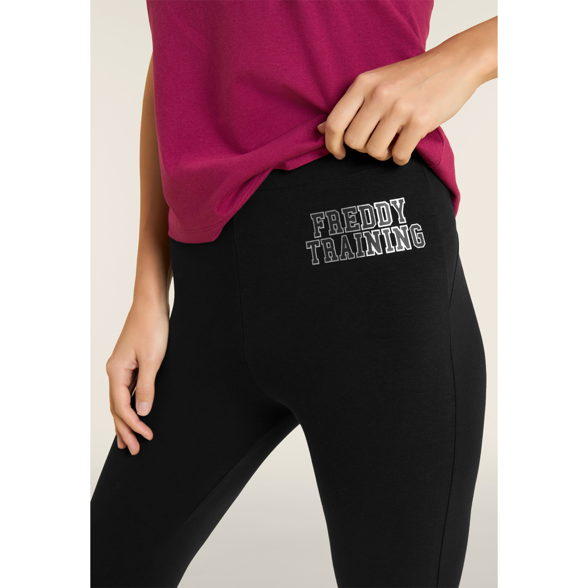 Leggings 7/8 Vita Alta Freddy Training con Carré
