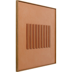 Tableau Frame Art Row 100x100cm marron Kare Design