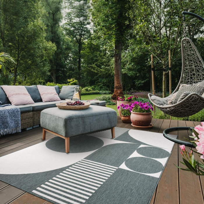 Tapis extérieur, kilim reversible EX1 SIXTOS