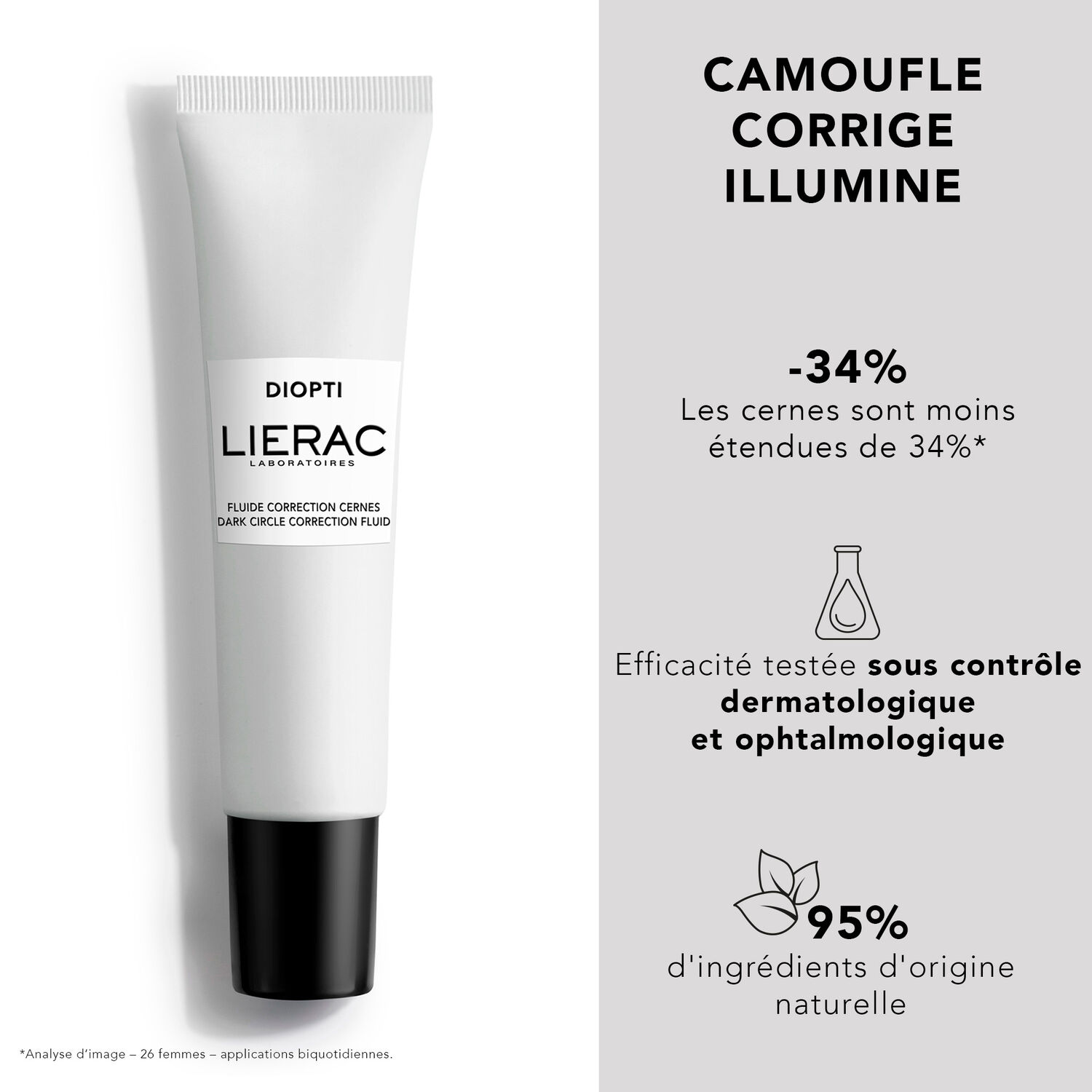 Diopti - Fluide Correction Cernes 15 ml