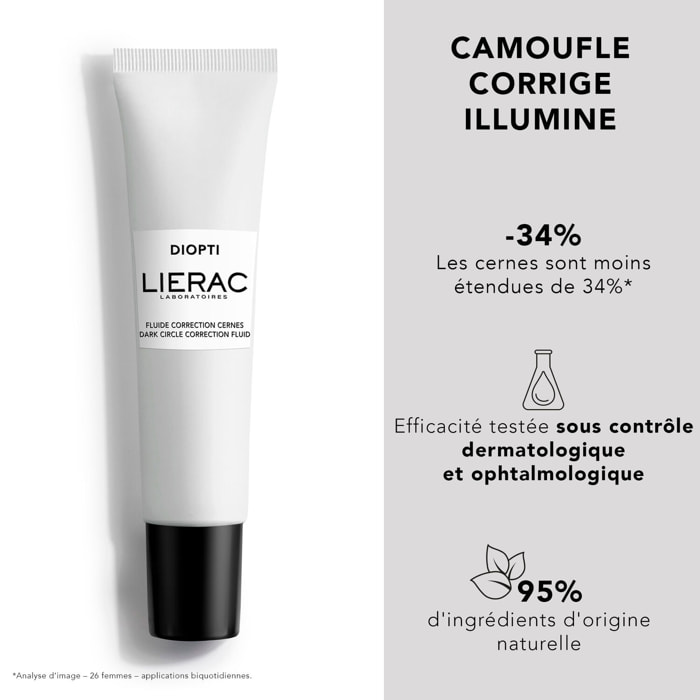 Diopti - Fluide Correction Cernes 15 ml