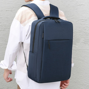 DAM Mochila para Laptop con interfaz de carga USB. 30x13x48 Cm. Color: Negro
