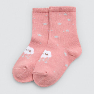 Confezione da 4 calzini per neonato stampati Rainbowland