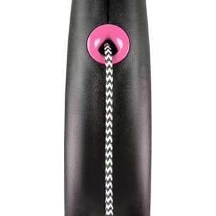 Laisse Black Design S Cord 5m black/ pink Flexi FU12C5-251-S-CP